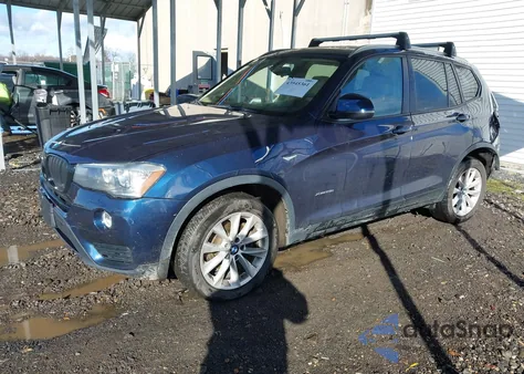 2016 BMW X3 xDrive28I z USA, uszkodzony, nr VIN 5UXWX9C57G0D91872